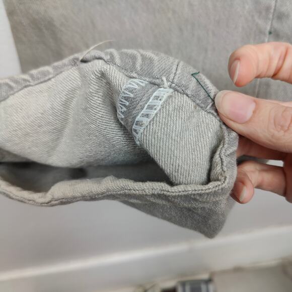 Vintage 80s Levi's 501 Jeans Mens‎ 38x34 Button Fly Gray Wash Straight Leg Denim - Picture 4 of 8